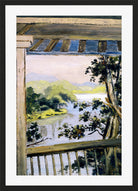 Louis Michel Eilshemius Print, Balcony, Delaware Water Gap — black frame
