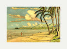 Louis Michel Eilshemius Print, Beach at Apia, Samoa (1905) — rolled canvas