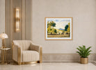 Louis Michel Eilshemius Print, Cabs for Hire — art deco roomset