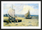 Louis Michel Eilshemius Print, Children on the Beach — black frame