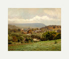 Louis Michel Eilshemius Print, Delaware Water Gap Village (circa 1886) — rolled canvas