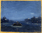 Louis Michel Eilshemius Print, Ferryboat at Night — unframed