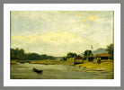 Louis Michel Eilshemius Print, Kingsbridge — light grey frame
