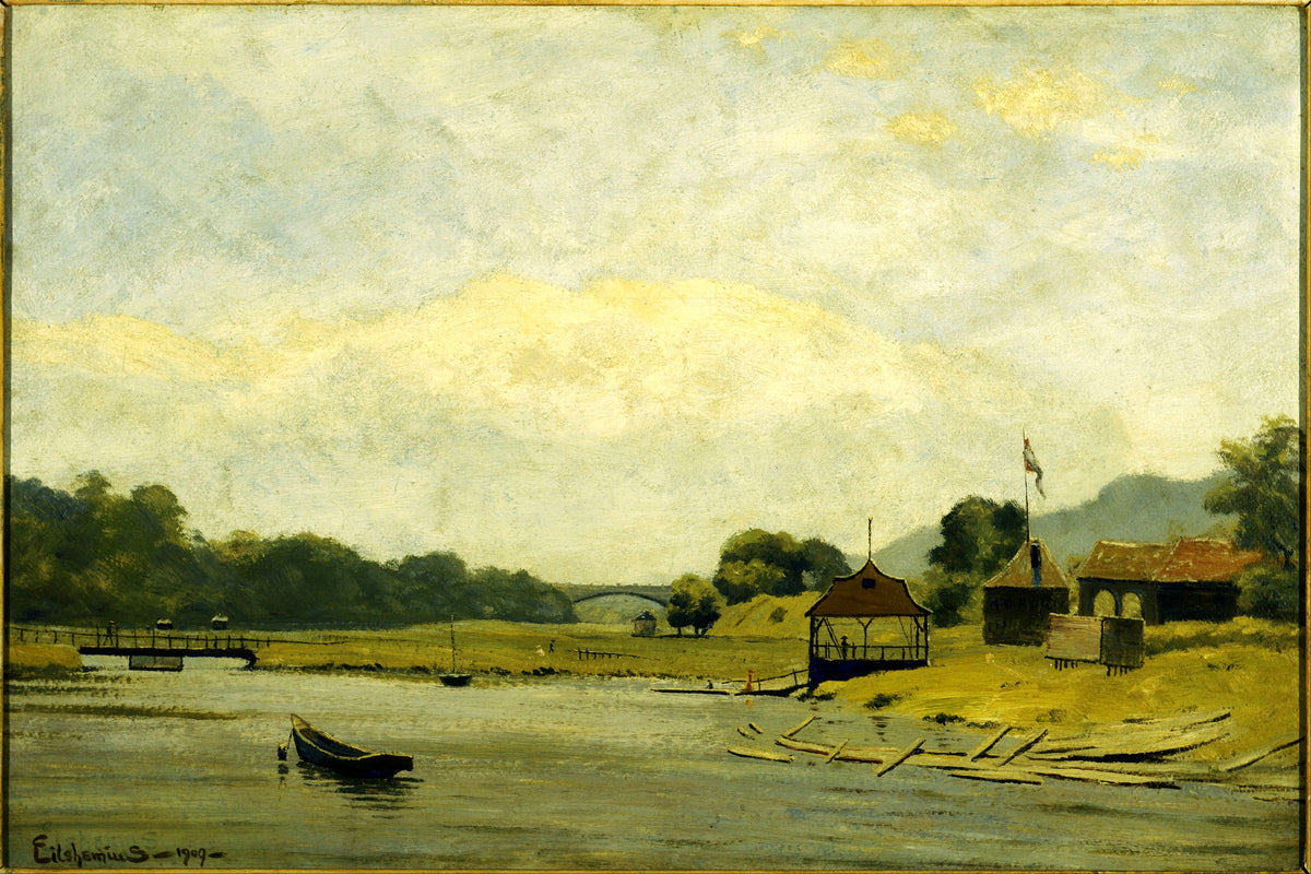 Louis Michel Eilshemius Print, Kingsbridge — unframed