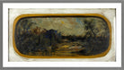 Louis Michel Eilshemius Print, Landscape — light grey frame