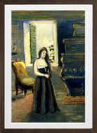 Louis Michel Eilshemius Print, Madge in the Morning — brown frame