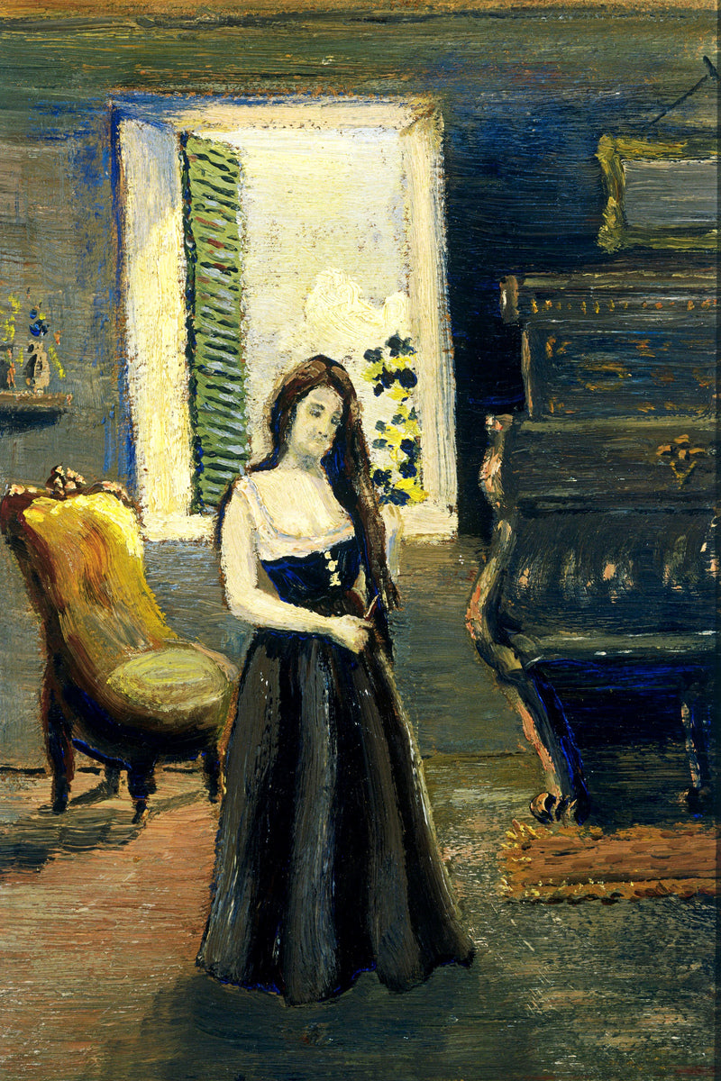Louis Michel Eilshemius Print, Madge in the Morning — unframed