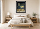 Louis Michel Eilshemius Print, New York at Night (circa 1910) — bedroom