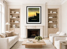 Louis Michel Eilshemius Print, New York Roof Tops — living room roomset