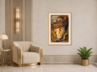 Louis Michel Eilshemius Print, Nude in Forest — art deco roomset
