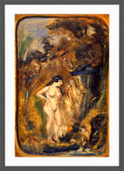 Louis Michel Eilshemius Print, Nude in Forest — dark grey frame