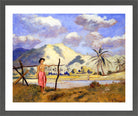 Louis Michel Eilshemius Print, Samoa — dark grey frame