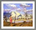 Louis Michel Eilshemius Print, Samoa — light grey frame