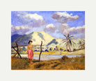 Louis Michel Eilshemius Print, Samoa — rolled canvas