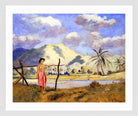 Louis Michel Eilshemius Print, Samoa — white frame