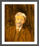 Louis Michel Eilshemius Print, Self-Portrait (1915) — dark grey frame