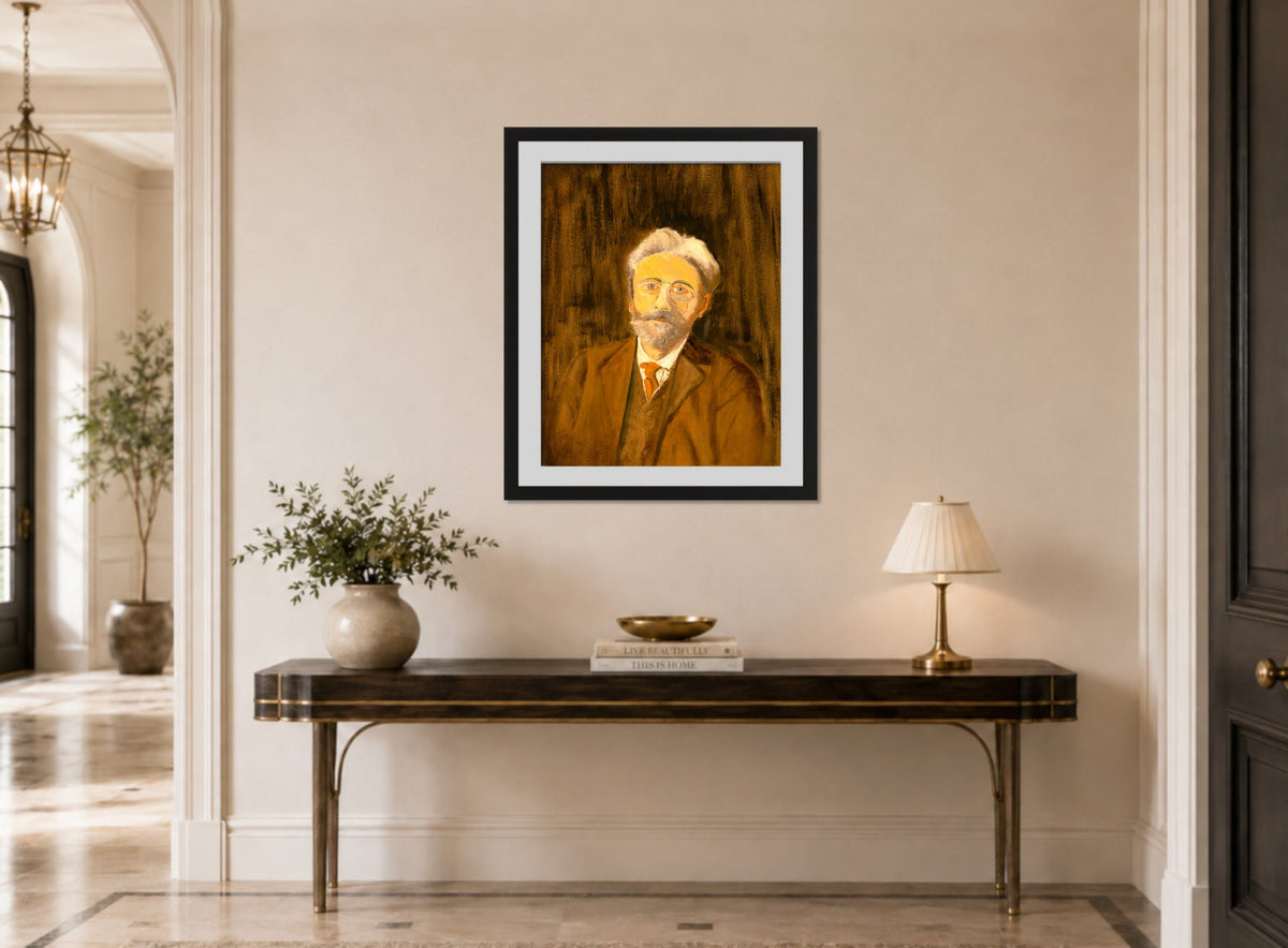 Louis Michel Eilshemius Print, Self-Portrait (1915) — hallway