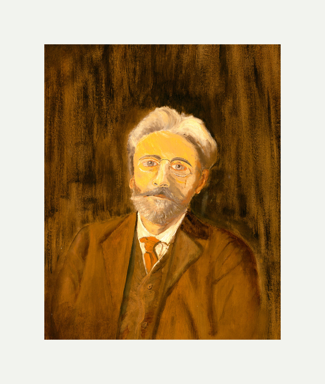 Louis Michel Eilshemius Print, Self-Portrait (1915) — rolled canvas
