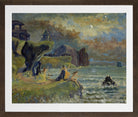 Louis Michel Eilshemius Print, Sirens of the Sea (1908) — brown frame