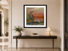 Louis Michel Eilshemius Print, Sunset with Man Standing on Shore (1920) — hallway