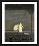 Louis Michel Eilshemius Print, The Concert Singer — black frame