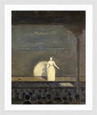 Louis Michel Eilshemius Print, The Concert Singer — white frame