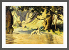 Louis Michel Eilshemius Print, The Intruder (1905) — dark grey frame