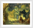 Louis Michel Eilshemius Print, The Pool — white frame