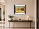 Louis Michel Eilshemius Print, Two Gulls and Cliffs — hallway