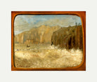 Louis Michel Eilshemius Print, Two Gulls and Cliffs — rolled canvas