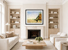 Louis Michel Eilshemius Print, Yuma, Arizona — living room roomset