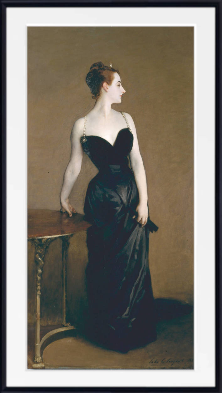 John Singer Sargent Fine Art Print, Madam X Portrait