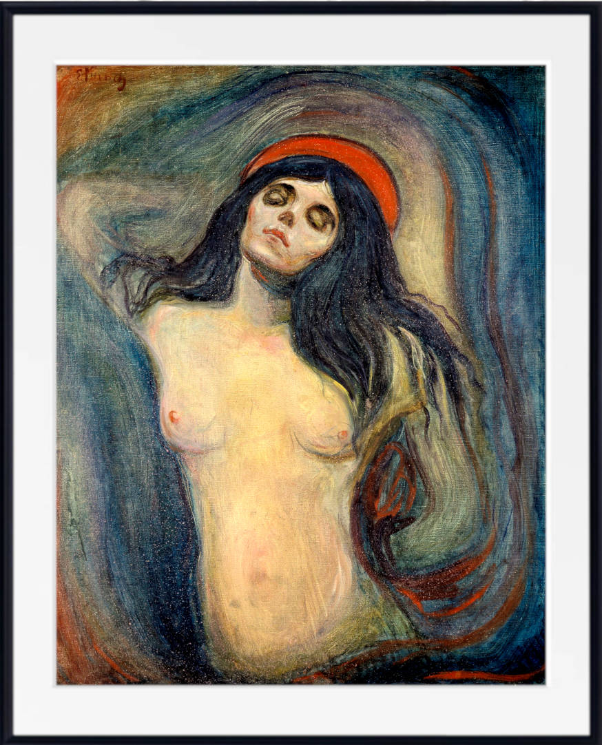 Edvard Munch Fine Art Print, Madonna