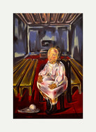 Fillette Assise (dans la Salle aux Bancs) (1925) by Maria Blanchard — rolled canvas