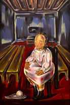 Fillette Assise (dans la Salle aux Bancs) (1925) by Maria Blanchard — unframed