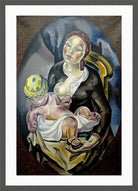 Maternité (1924) by Maria Blanchard — dark grey frame