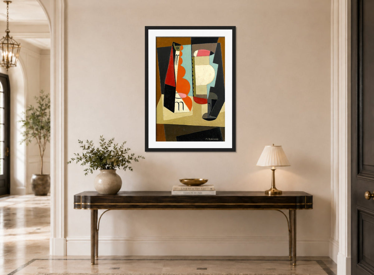 Nature Morte Cubiste (1917) by Maria Blanchard — hallway