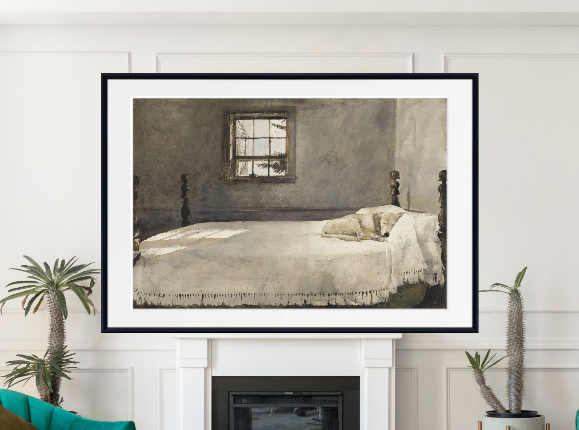 Andrew Wyeth Fine Art Print, Master Bedroom