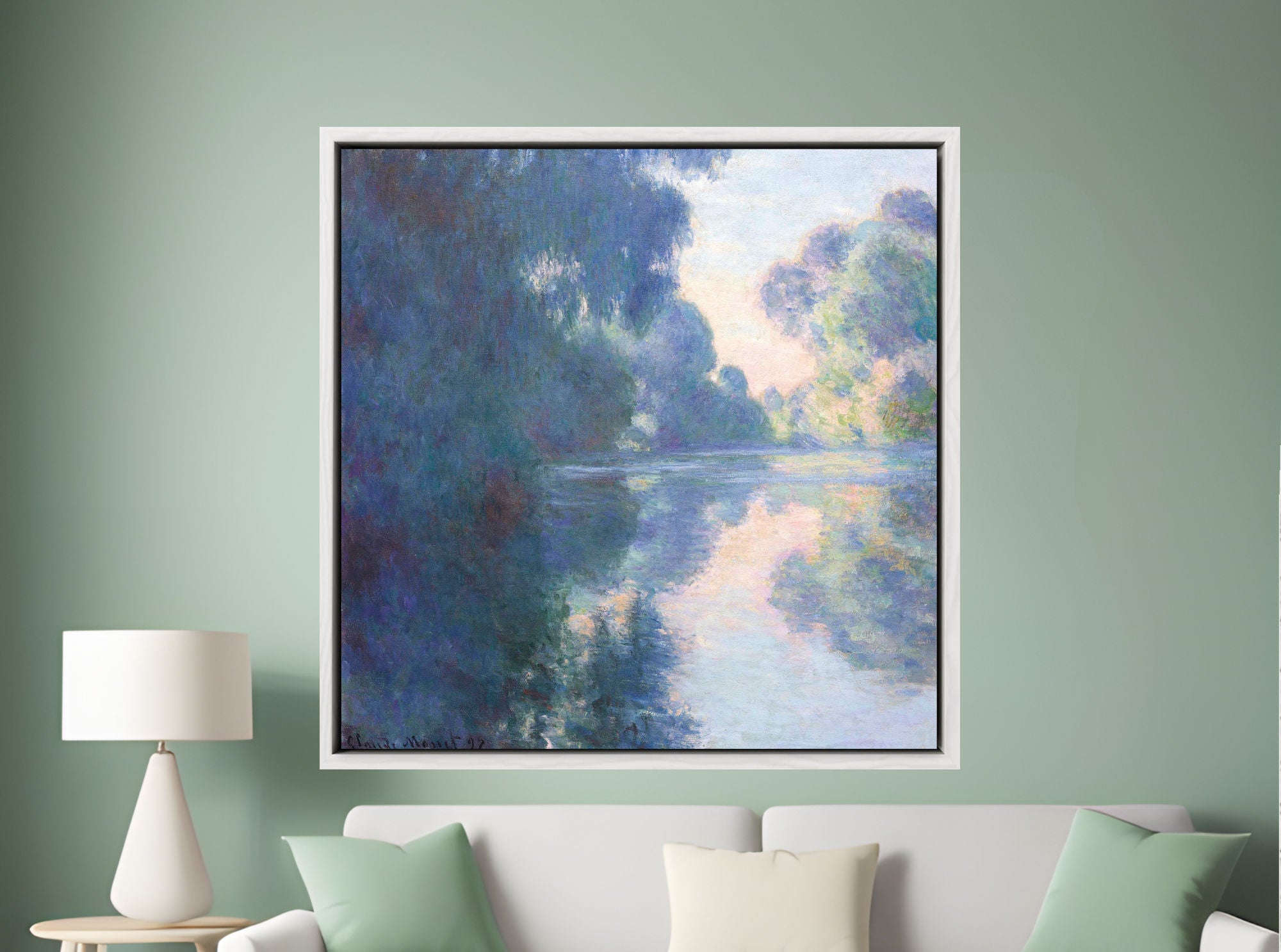 Claude Monet Prints – Morning on the Seine Near Giverny (1897)