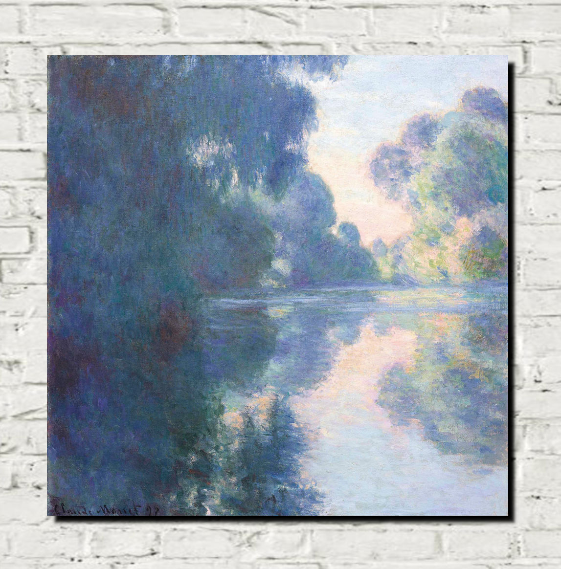 Claude Monet Prints – Morning on the Seine Near Giverny (1897)