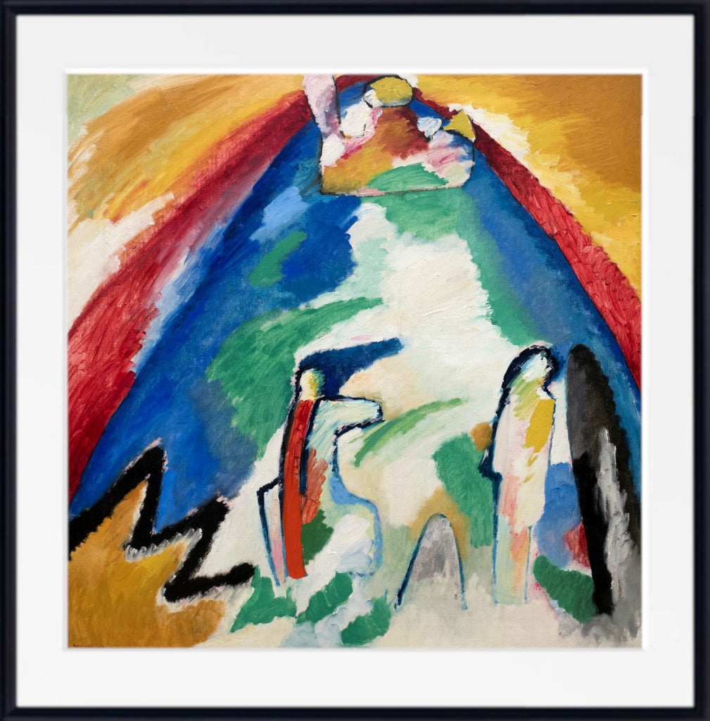 Wassily Kandinsky Fine Art Print, Abstract Composition Mountain