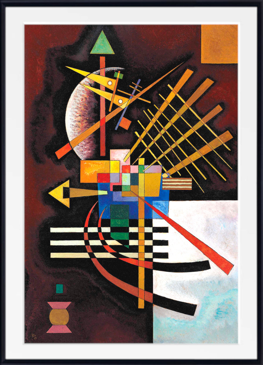 Wassily Kandinsky Fine Art Print, Top Left Abstract