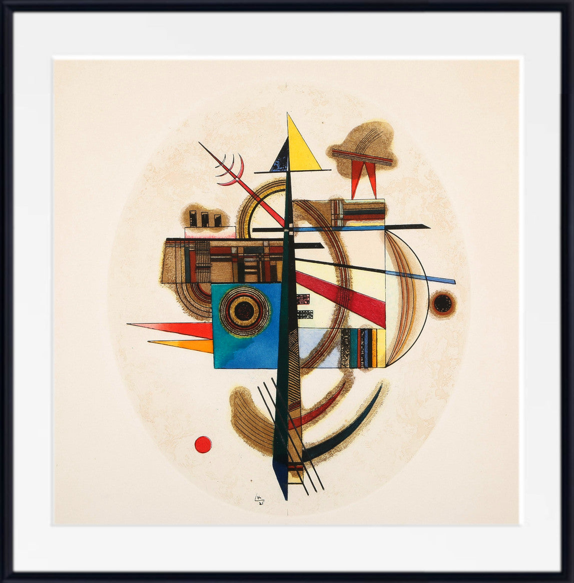 Abstract Geometric Art, Wassily Kandinsky Fine Art Print