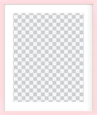Pink Frames For Prints - Landscape, Square and Portrait Formats