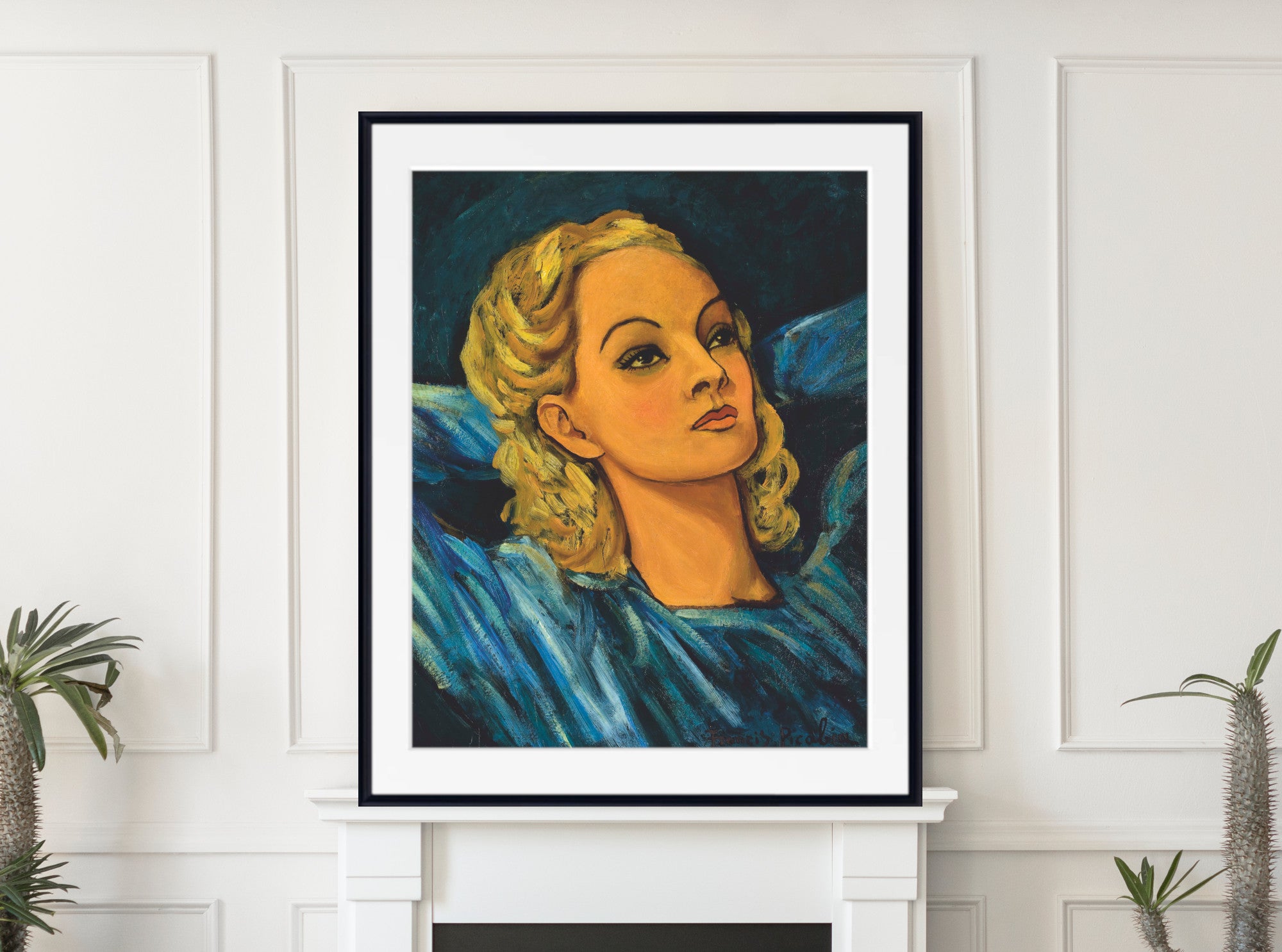Portrait of a Blonde, Francis Picabia Abstract Fine Art Print