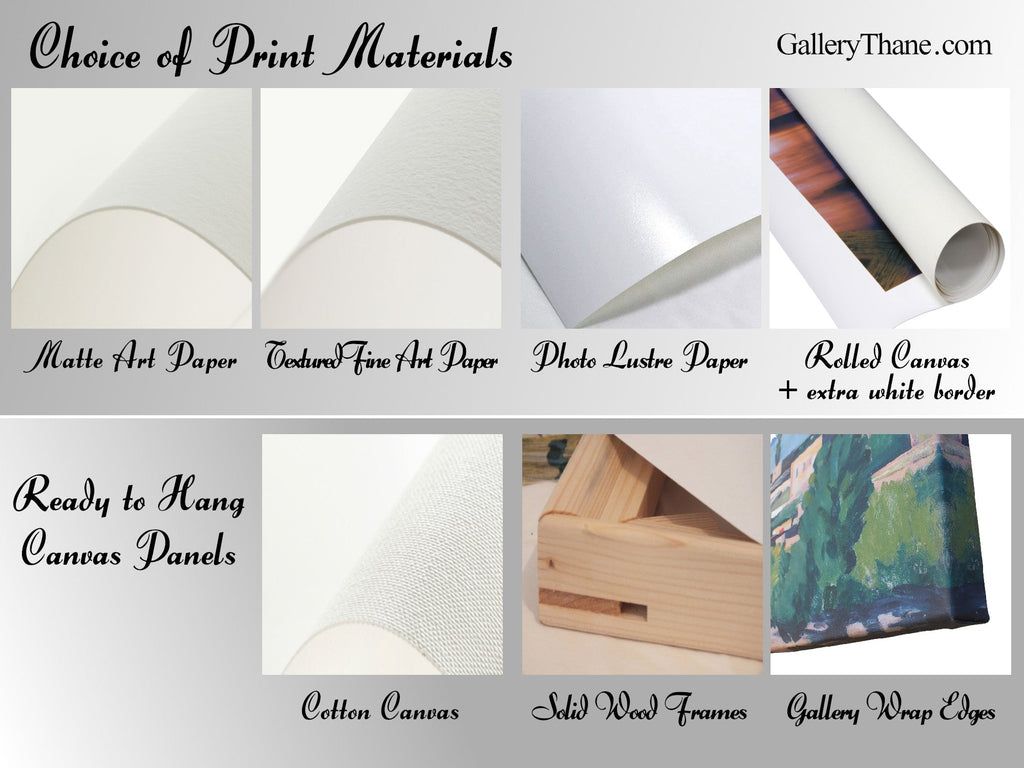 gallerythane choice of print materials