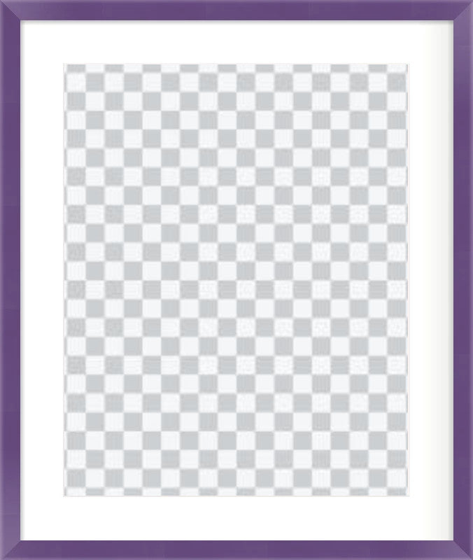 Purple Frames For Prints - Landscape, Square and Portrait Formats