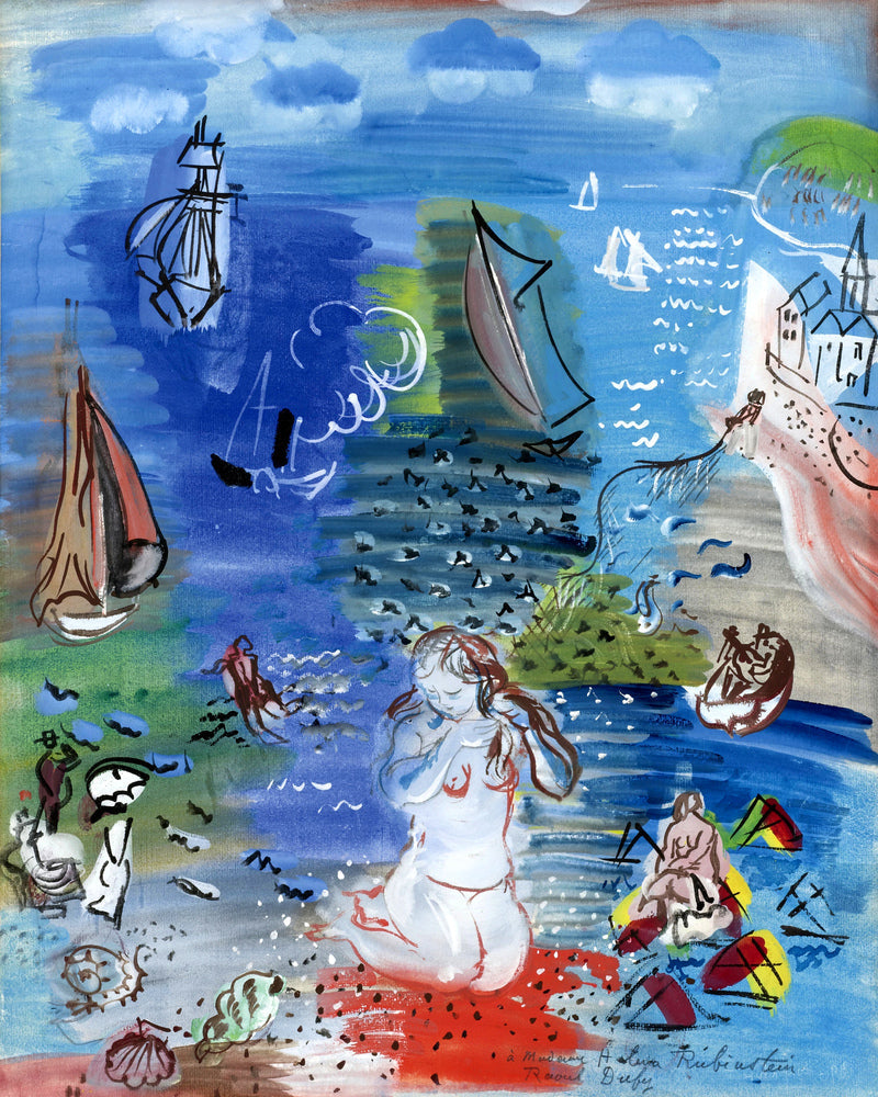 Raoul Dufy Print, 004 Amphitrite (1939)_10x8 as an unframed print