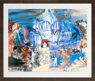 Raoul Dufy Print, 016 Carnaval à Nice (1938)_10x8 in a brown frame
