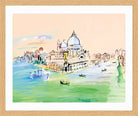 Raoul Dufy Print, 028 Customs Point, Venice (1938)_10x8 in an oak frame